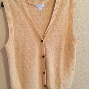 Christopher and Banks knit sweater vest